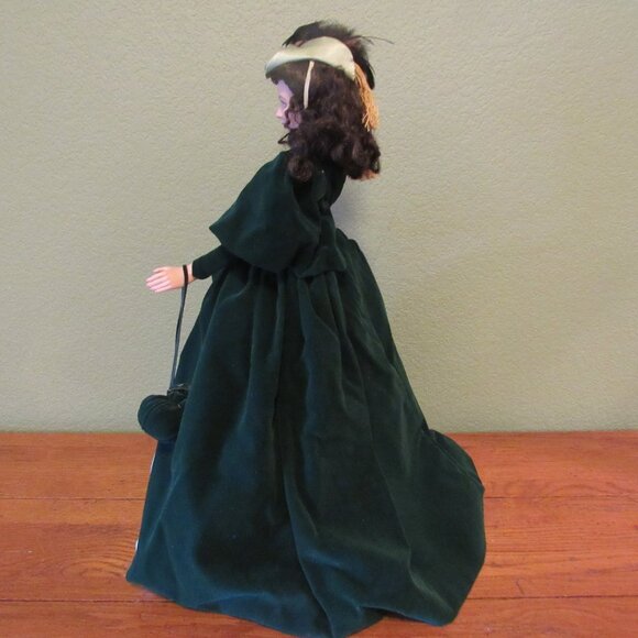 Rare Franklin Mint Gone with the Wind Scarlett O'Hara Vinyl Green Drapery Doll - Picture 6 of 16